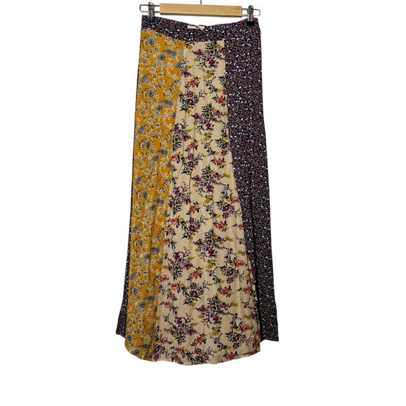 NATURAL LIFE Dresses & Skirts - Natural Life Maxi Skirt Boho Patchwork Gypsy Hippie Floral Nature Fairycore S